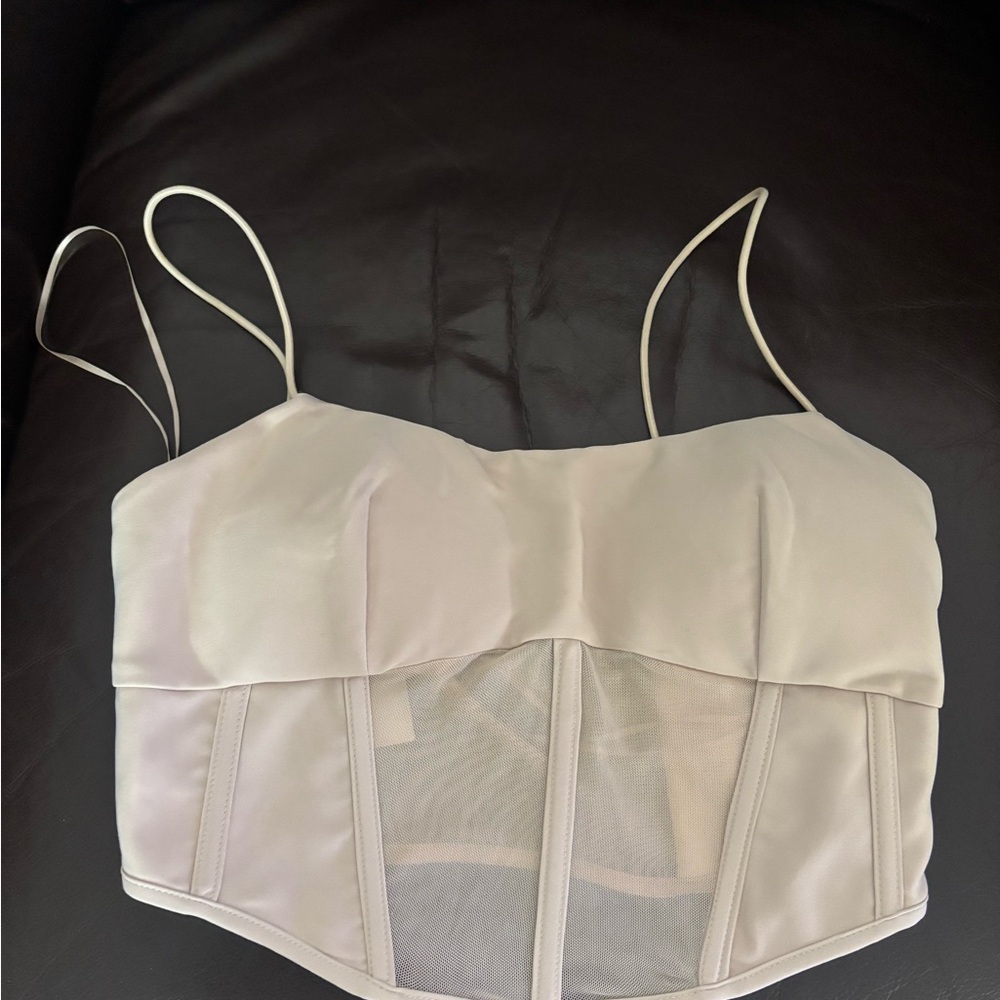 Papermoon Cream Bustier Top